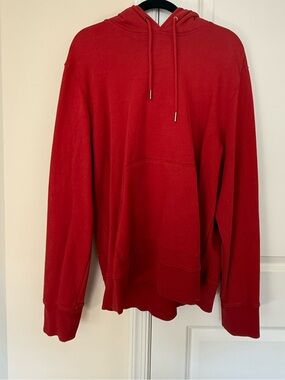 Madewell Red Hoodie Sweatshirt